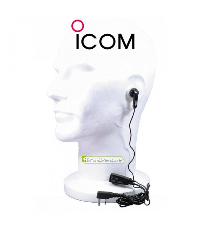 Oreillette with microphone and PTT deported HM-128L ICOM