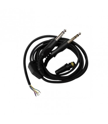 Replacement cord 2 x Jacks 6.35 and 5.25