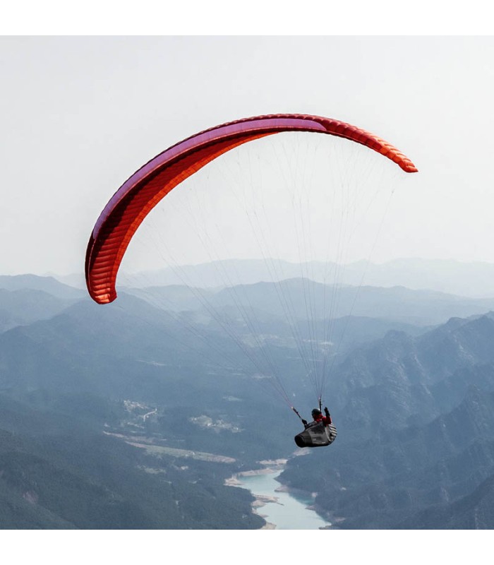 Avid red paragliding wing  GIN