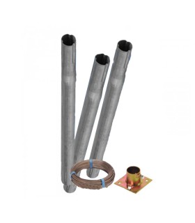 Galva Tubular mast 50mm X 4.50 M AA