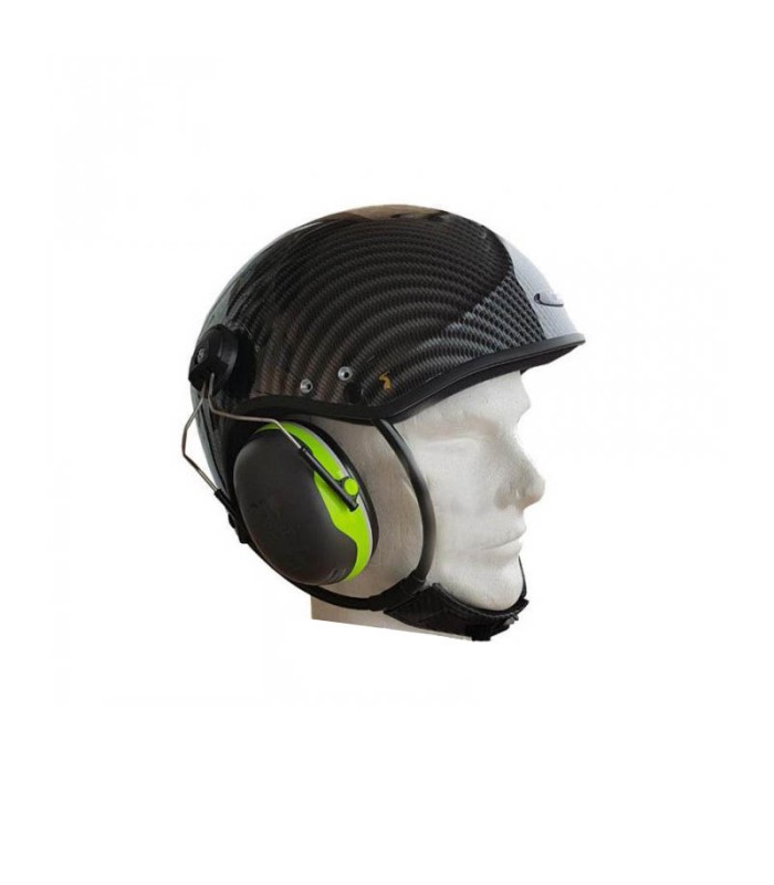 ULM TZ helmet + Heaset X4 3M-Peltor screw-on ear muff