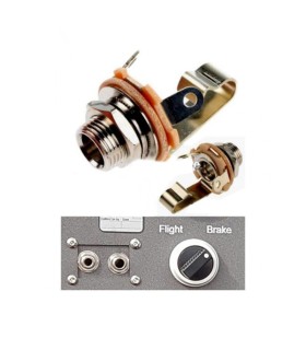 Jack Aéronautique Femelle Ø 6,35 mm - Mounting Panel