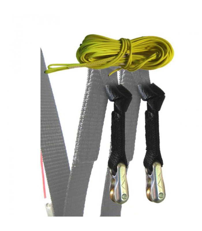 Jeu de 2 Poulies avec Sangles et Drisses Dudek