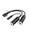 Adaptateur casque avion opc499 icom radio