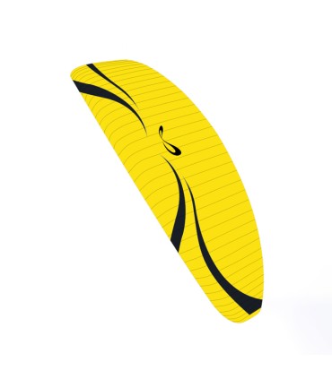 paramotorflügel Boden Paragliders gelb