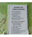 Légende de la carte en Relief du Massif du Mercantour