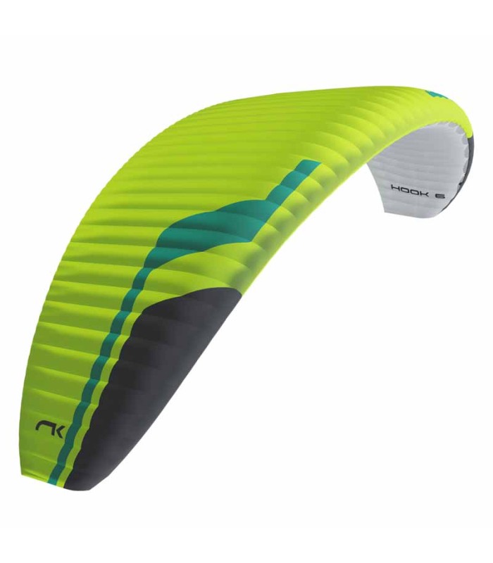 Illustration de la voile de parapente Hook 6 verte de Niviuk