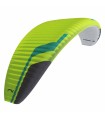 Illustration of the green Hook 6 paragliding veil of Niviuk