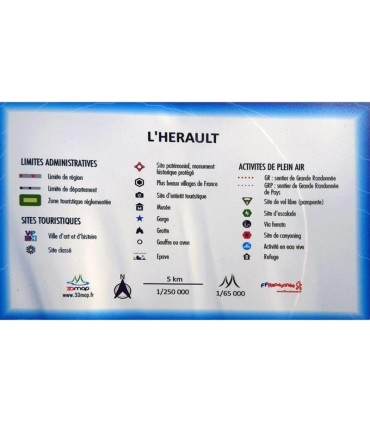 Carte en Relief de l'Hérault 3DMap