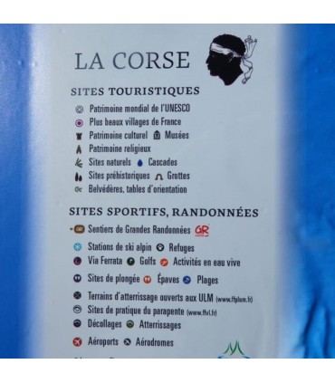 Carte en Relief de la Corse 3DMap