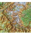 3DMap Reliefkarte des Alpenbogens