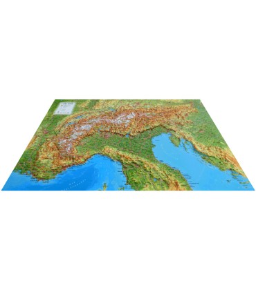 Alpenbogen Karte von 3D Map