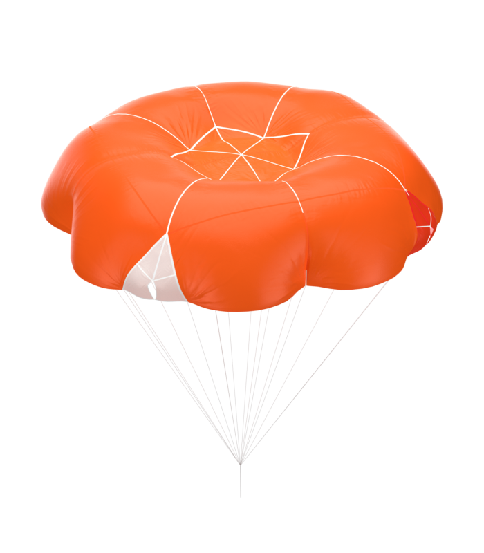 SQR Classic Companion emergency parachute