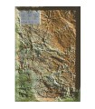 3DMap Aveyron Relief Map
