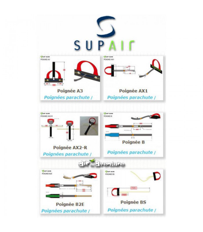 Help handle for Sellettes and/or Supair Poches