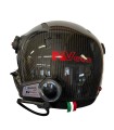 Helm + Headset Motorschirm Carbon V2 NVolo