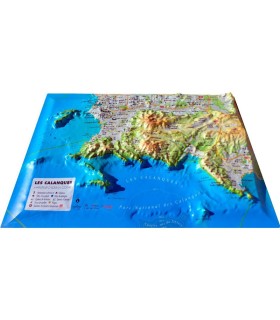 3D-Minikarte Map Calanques