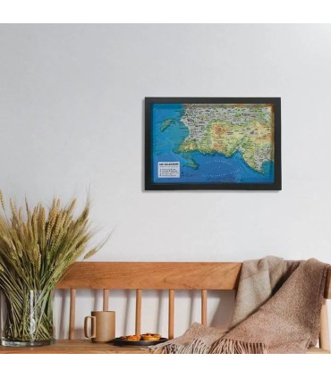 Mini Relief Map of Lake Annecy