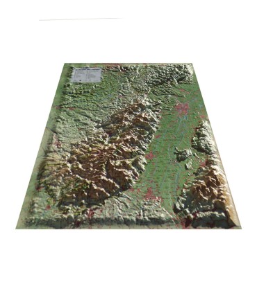 3DMap Reliefkarte des Vogesenmassivs