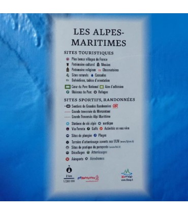 Carte en Relief des Alpes Maritimes 3DMap
