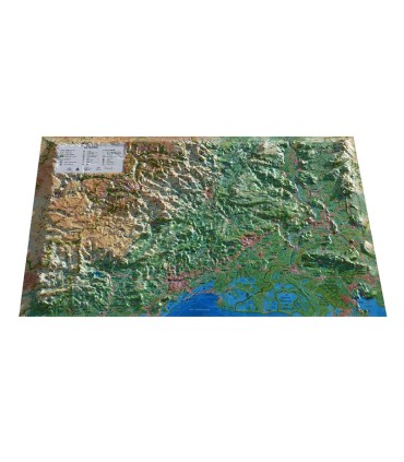Map in Relief The Gard 3DMap