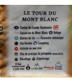 Mini Carte en Relief du tour du Mont Blanc