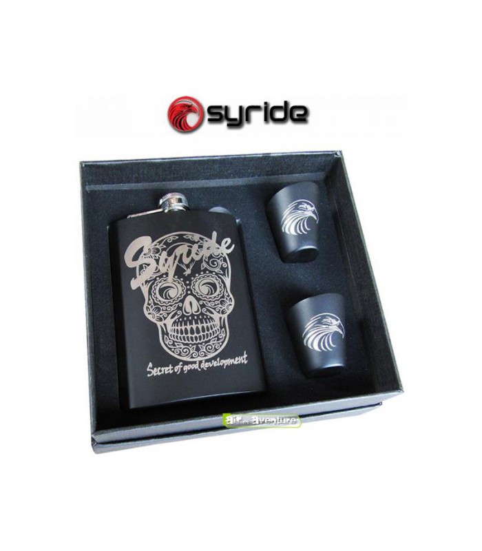 Flasque with 2 glasses in Syride Box
