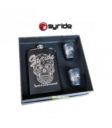 Flasque avec 2 verres en Coffret Syride