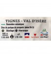 Mini Carte en relief de Tignes Val d'Isère