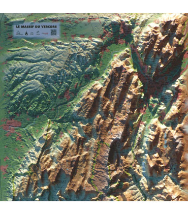 copy of 3DMap Savoie Relief Map