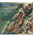 Reliefkarte des Vercors-Massivs 3DMap