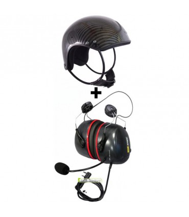 Pack Complet Casque TZ Rotor + Visière + Headset Radio Alphatec