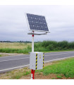 Solar power supply - solar beaconing station
