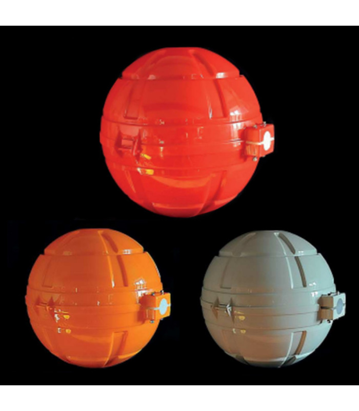 Sphère de balisage aérien diurne pour ligne Haute Tension