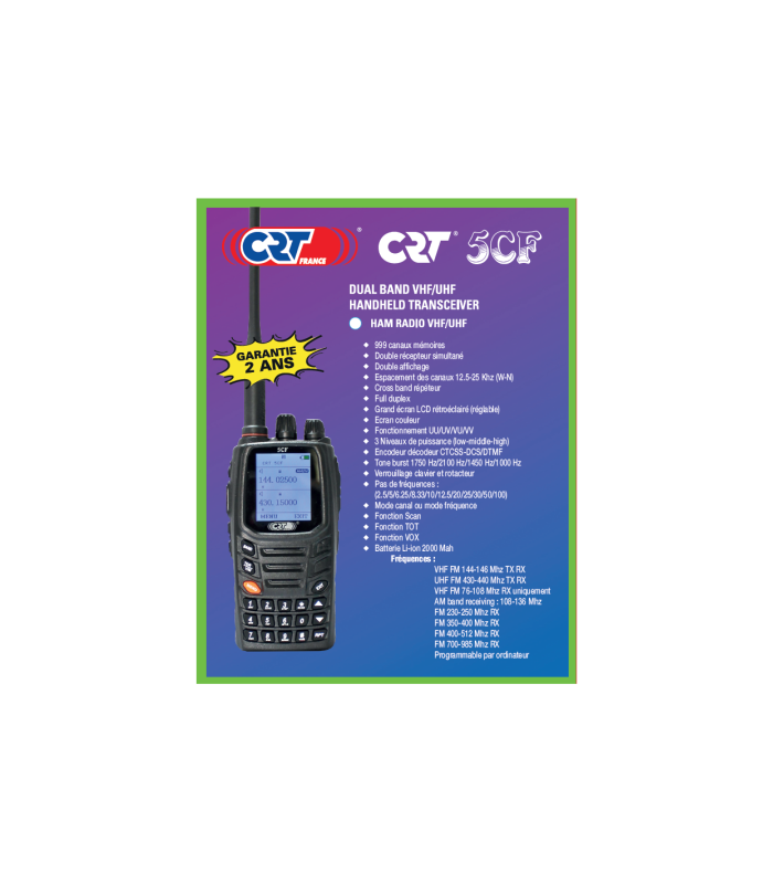 Radio Bi-Bande 5CF CRT