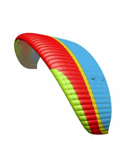 Used wing K2 4 - M/L - RedLime/Sky - UP Paragliders