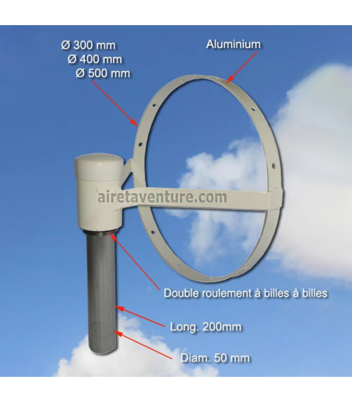 Cercle Alu ball-bearing weathervane