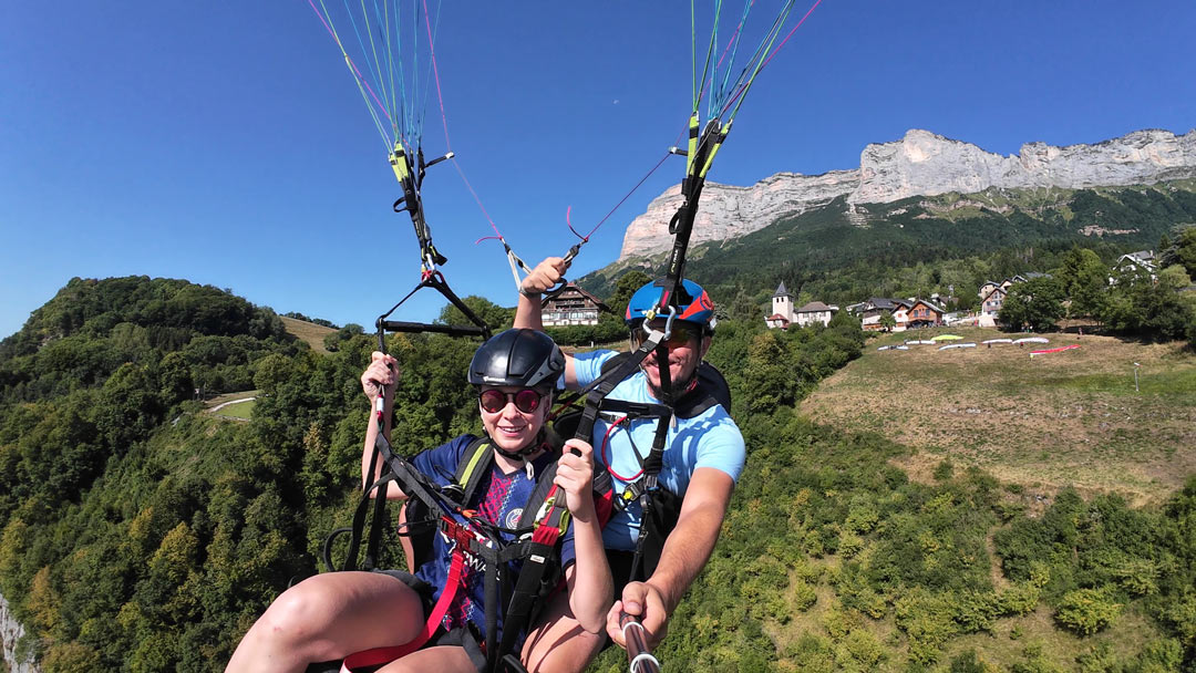 bapteme parapente enfant