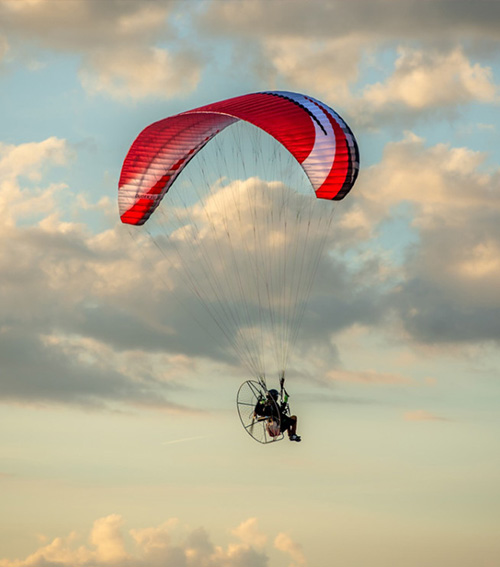 Aile de paramoteur