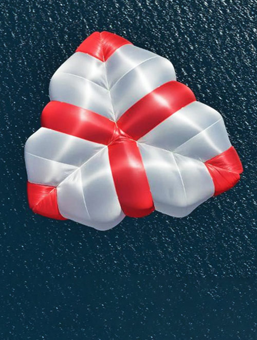 parachute de secours triangles