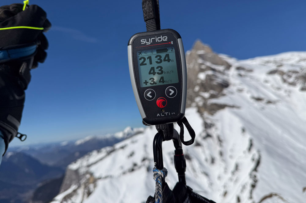 instrument de vol parapente guide