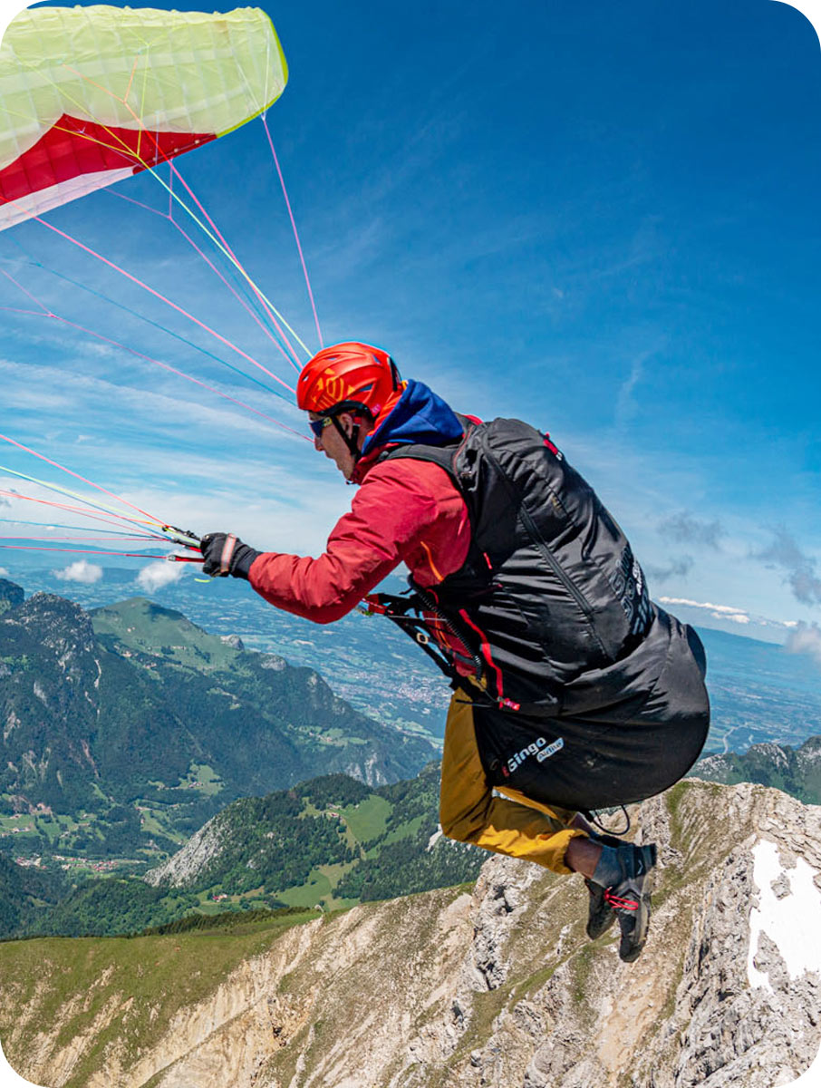 sellette parapente guide