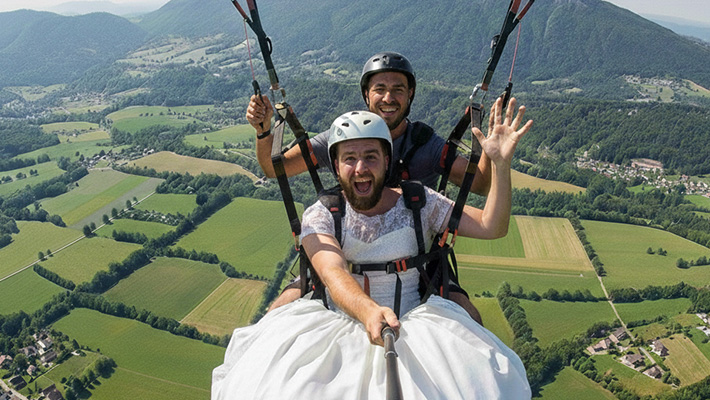 bapteme parapente enfant