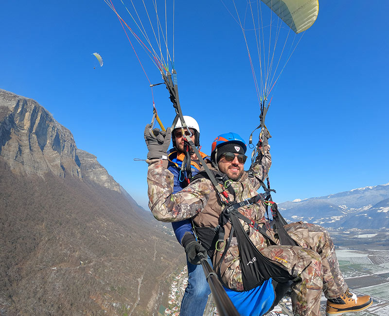 bapteme de parapente pour enfant à grenoble