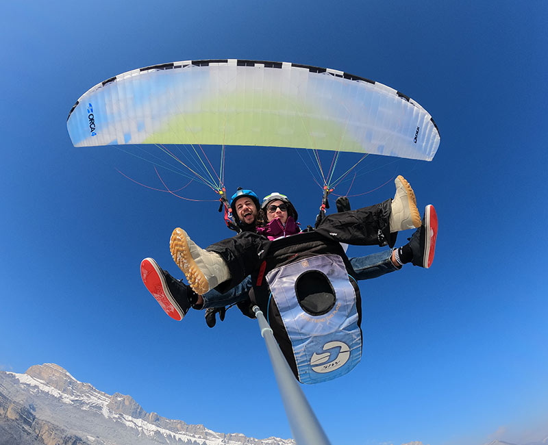 bapteme de parapente pour enfant à grenoble