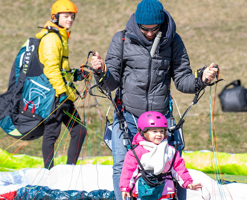 bapteme de parapente pour enfant à grenoble